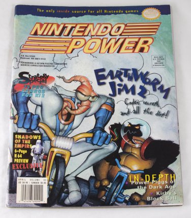 Nintendo Power Vol 83 April 1996 w/ Mark Crear Olympic Summer Games Poster, EJ 2