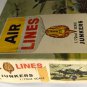Vintage Testors AIR LINES 1/72 Junkers Airplane Model Kit JU 88 BOMBER in box