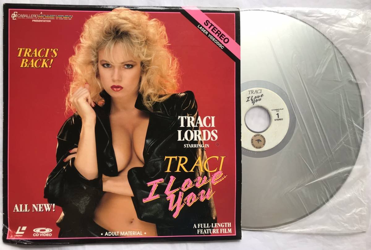 Traci I Love You Laserdisc Traci Lords Marilyn Jess Adult Rated X 1987