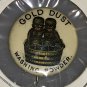 1896 GOLD DUST Washing Powder Celluloid Advertising Pinback Button antique Pin Black Americana Twins