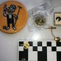 10K Ten Karat Gold Employee Pins & Patch Handyman Lot Vtg San Diego California