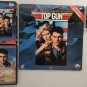 Top Gun Laserdisc, VHS, DVD Widescreen, cassette audio tape lot Vintage media