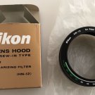 NOS Nikon HN-12 lens hood specific 52mm Polarizer (no filter) New in box Japan