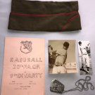 1955 US Army Baseball Star Dogtags & Photos Program 35th Field Artillery Group
