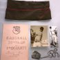 1955 US Army Baseball Star Dogtags & Photos Program 35th Field Artillery Group