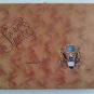 WW2 era Camp Swift, Texas Snapshots Empty Album Hand-Painted Leather cover