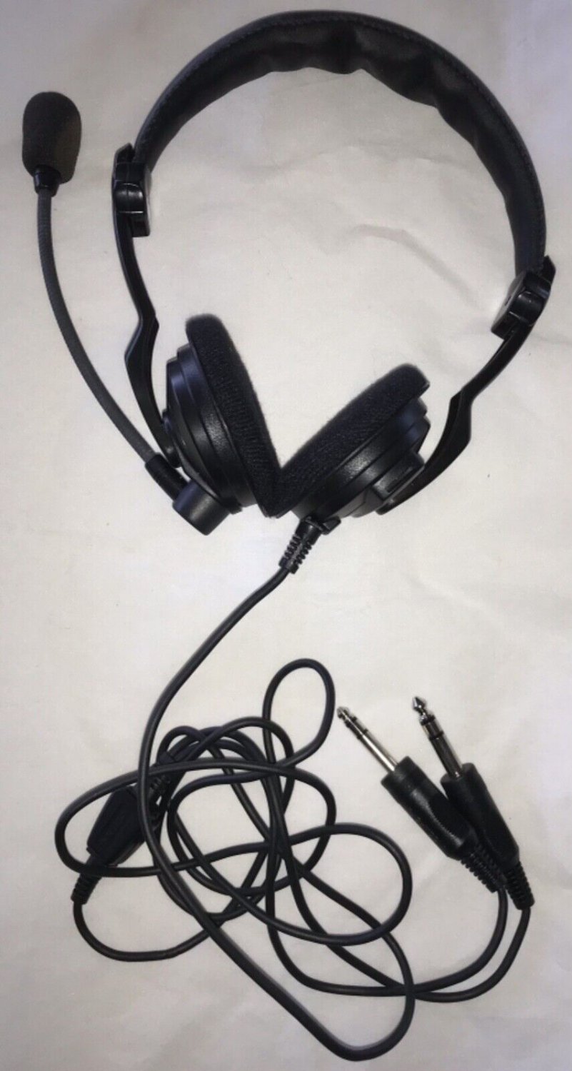 F20 Pilot Stereo Aviation Headset Noisecancelling headphones