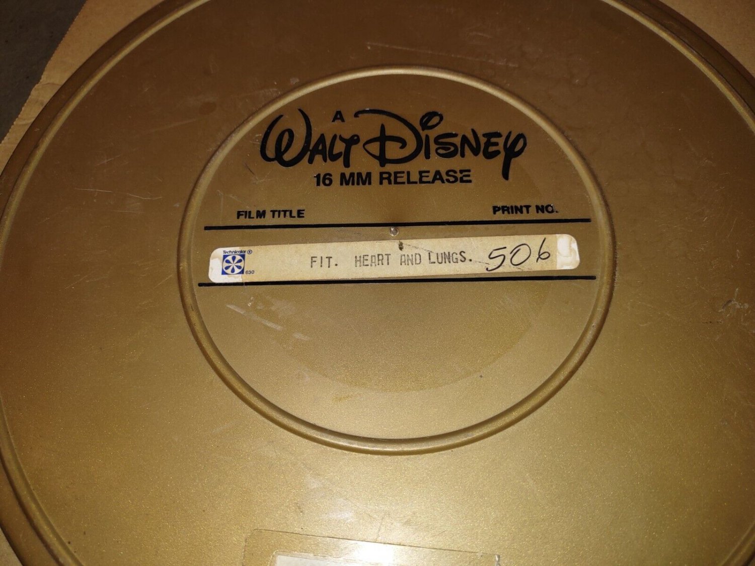 Walt Disney 16mm Educational Film Fit To Be You Heart & Lungs + Muscles ...
