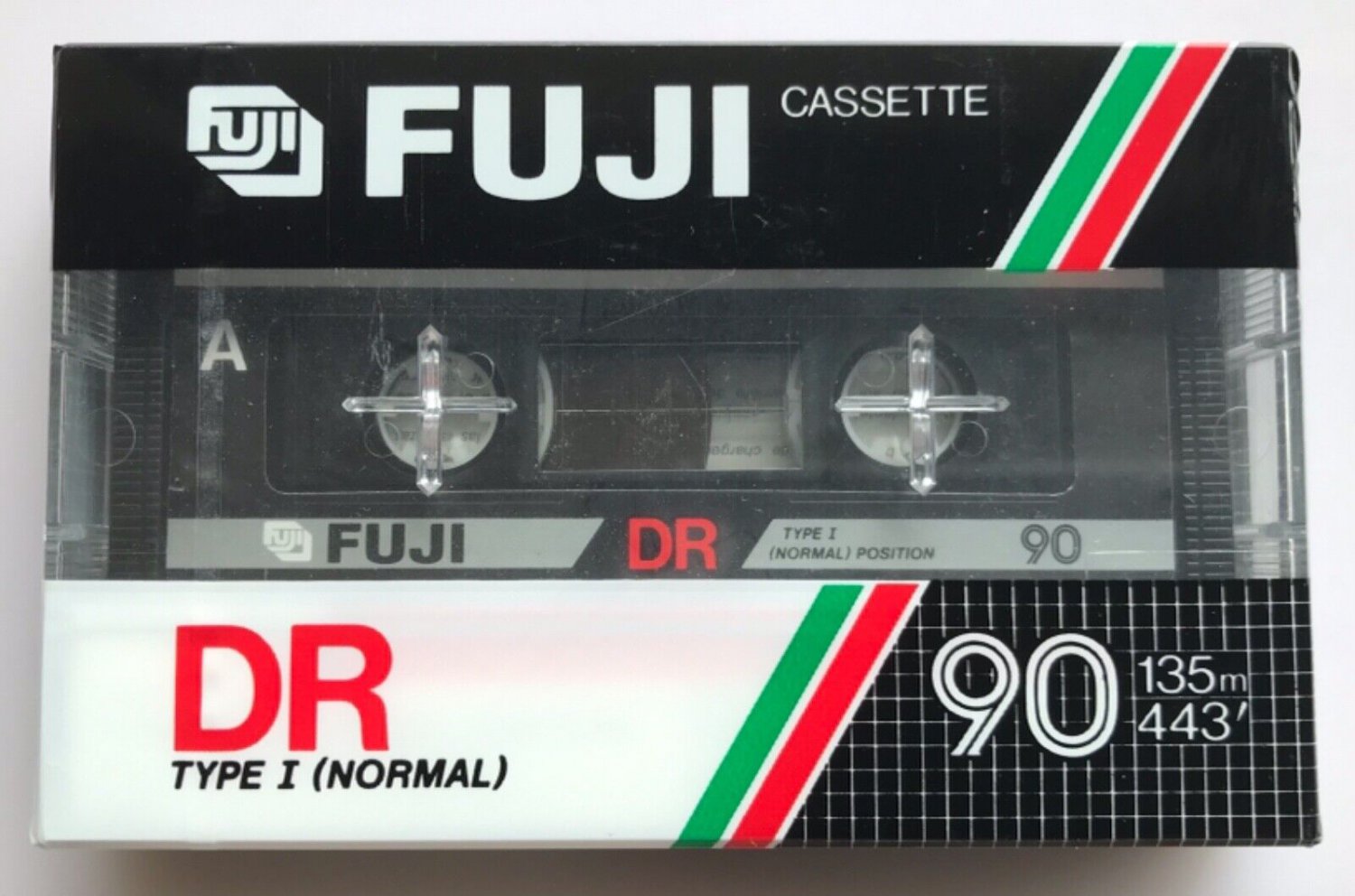 Fuji DR 90 Type 1 Normal Bias Cassette Tapes Vintage 1980s Factory Sealed Korea
