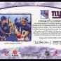2009 Upper Deck Jersey Card Hometown Heroes 112 /150 Eli Manning Mark Messier