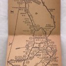 1930s Strip Map San Diego to El Paso, Texas Hotel Hilton Texaco Hitchin' Post