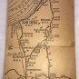 1930s Strip Map San Diego to El Paso, Texas Hotel Hilton Texaco Hitchin' Post