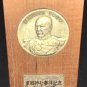 1945 WW2 Japanese Admiral Togo Medal Japan Plaque From Visit to Tokai shrine