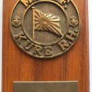 Japan Maritime Self-Defense Force Plaque KURE R.H. VADM T. Nakamura to USN JMSDF Japan Maritime Self-Defense Force Plaque KURE R.H. VADM T. Nakamura to USN JMSDF