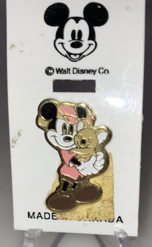 Mickey Mouse Pin 12075 WDW Australia Koala Epcot International DisneyWorld 1980s