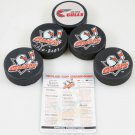 Vtg San Diego Gulls Hockey Puck Lot of 5 pucks 1990-1991 minor league Taylor Cup Vtg San Diego Gulls Hockey Puck Lot of 5 pucks 1990-1991 minor league Taylor Cup