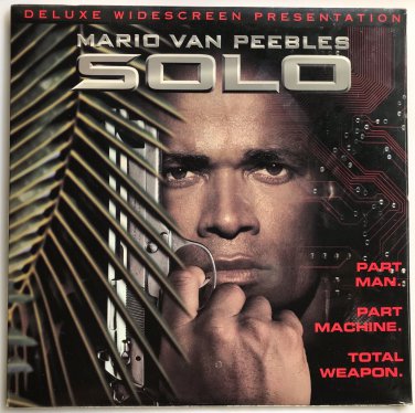 Solo LASERDISC 82586 Mario Van Peebles, Deluxe Widescreen Edition Sealed New '96
