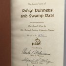 Vintage 1983 AMWELL PRESS RIDGE RUNNERS And SWAMP RATS BOOK SIGNED #430