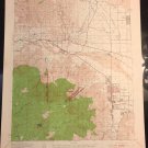 1943 Palm Springs California Dept. Army Corps of Engineers USGS Survey Map vtg