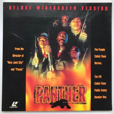 Panther Laserdisc Brand New Still Sealed Black Panthers 1995 Mario Van Peebles