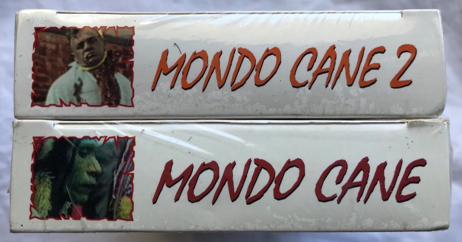 Mondo Cane VHS + MondoCane 2 Horror Shockumentary Brand New Sealed Lot ...