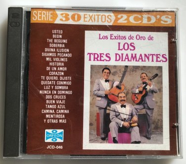 Los Tres Diamantes : Vol. 1 Los Exitos de Oro Latin Pop/Rock 2 Discs Double CD