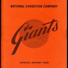 1969 San Francisco Giants Baseball Annual Report National Exhibition Company MLB