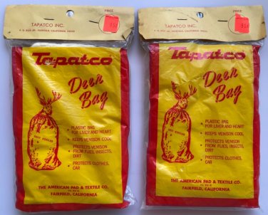 Vintage Tapatco Inc  Deer Bag NOS Sealed New hunting 1970s Fairfield, California