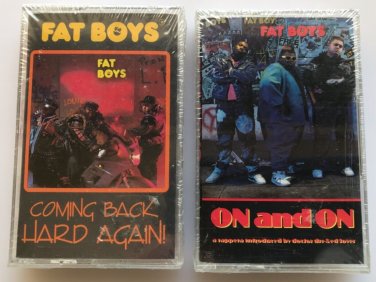 Fat Boys Coming Back Hard Again Cassette Tape Hip Hop On & On LOT 2 NEW Chrome