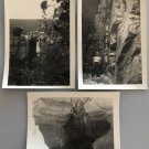 1950 Devil's Doorway Wisconsin Devil State Park Real Photos Cave of Mounds Vtg 3
