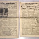 1944 Stars And Stripes Army Newspapers WW2 August, Oct. Milton Caniff cartoons