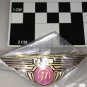 VTG Baskin Robbins Club 31 Employee Lapel Pin NOS Black & Gold Old Style