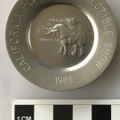 1985 California Plate Collectible Show Miniature Briant & Sons Silversmith VTG