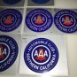 8 AAA Southern California Automobile Club Decal Stickers Reflective 1984-2004