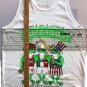 Carlos N Charlie's Tank Top Shirt Beer NOS 1990s Spring Break Huatulco Mexico XL