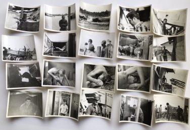 Vietnam War US Army Soldiers 100 Photos Lot Camp Radcliff An Khe Construction