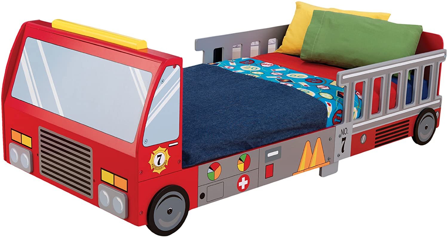 детская кровать с грузовиком