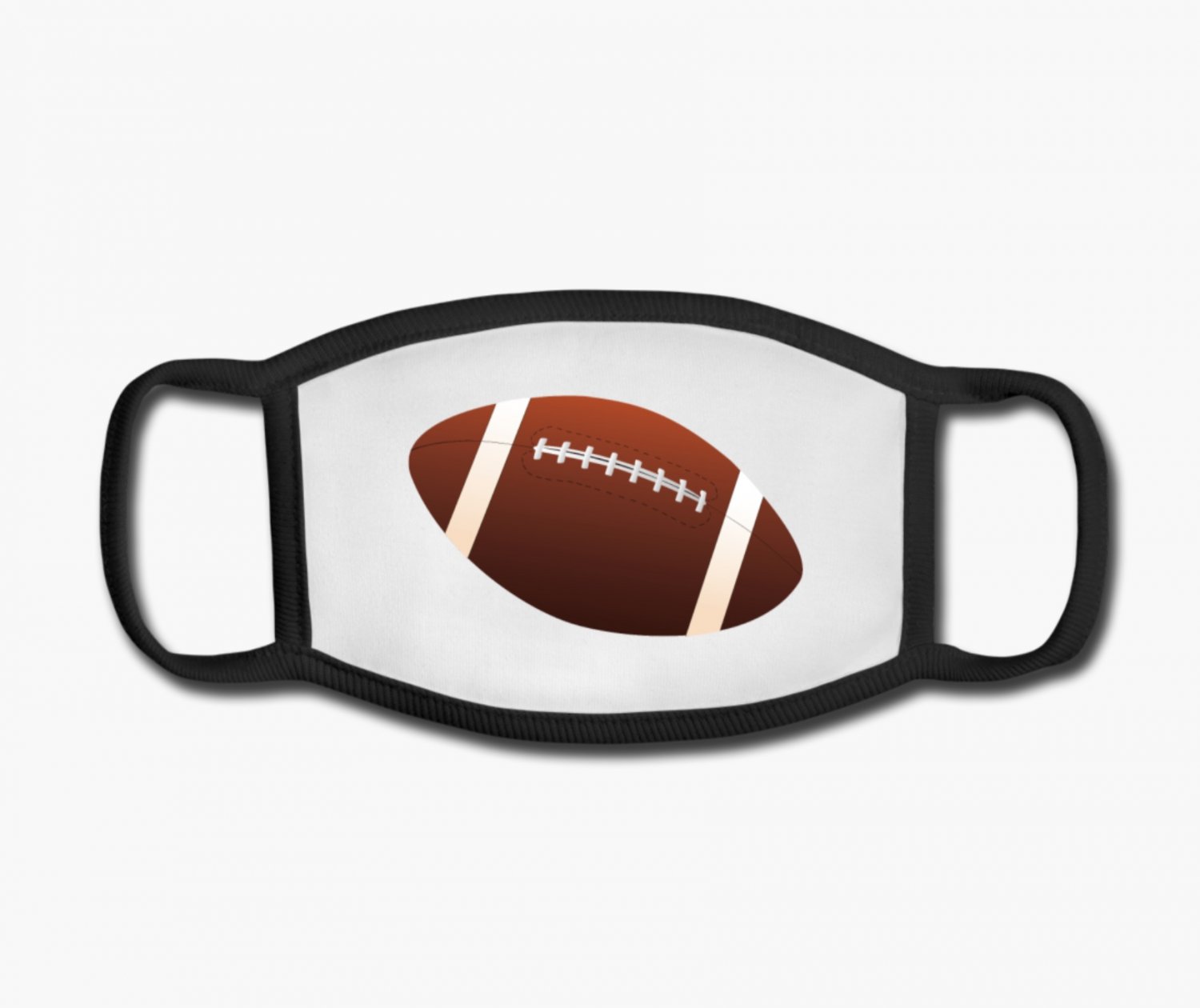 Football Youth Face Mask (White /Black)