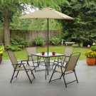 Tan- Mainstays Albany Lane 6-Piece Outdoor Patio Dining Set