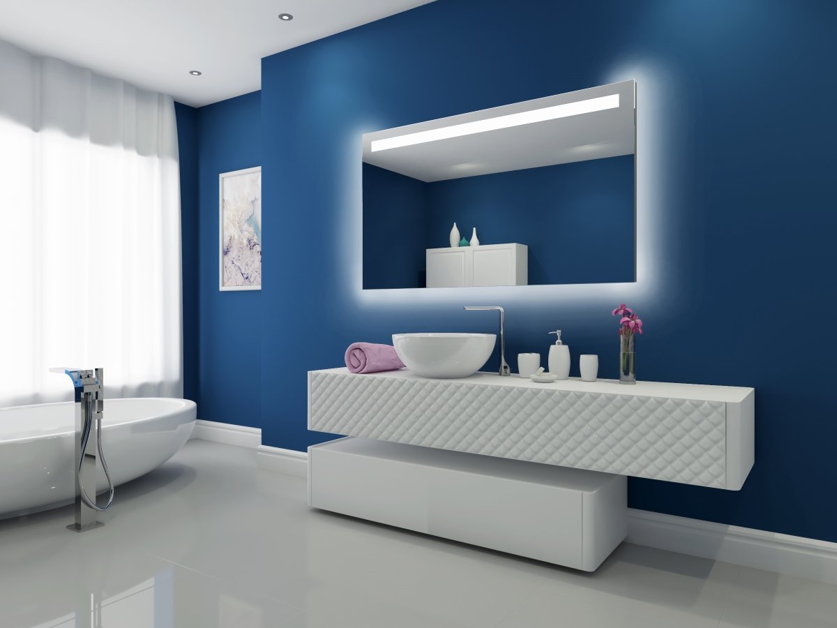 Paris Mirror 60 x 35 in. Classic Illuminated & Backlit Mirror