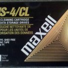 Maxell HS-4/CL, FACTORY SEALED, 4MM DAT/DDS Cleaning Cartridge