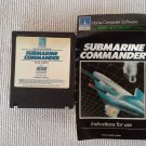 Submarine Commander Cartridge And Manual For Atari 400/800, TESTED GOOD