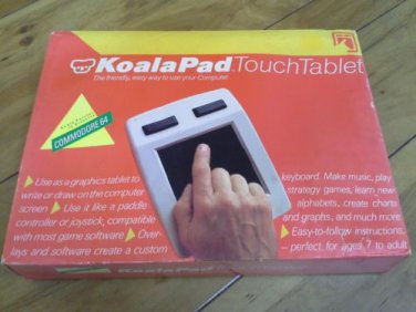 KoalaPad for Commodore 64, NEW IN BOX, With Extras, Touch Tablet