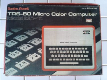 TRS-80 Micro Color Computer MC-10 W/ 16K RAM Expansion, WORKING, COMPLETE IN BOX