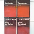 Timex Sinclair 1000/ZX81 Software Lot: Gambler,Backgammon,States & Cap,Game Bag2