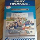 Easy Finance I For Commodore 64, COMPLETE IN BOX