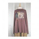 L/S Studio Tee S/3 NWOT Cocoa by Blue Fish / Barclay Studio (Code CAP)