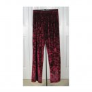 Salon Velvet Pants by Blue Fish / Barclay Studio - Burgandy S/1 (Code CMJ )