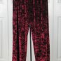 Salon Velvet Pants by Blue Fish / Barclay Studio - Burgandy S/1 (Code CMJ )