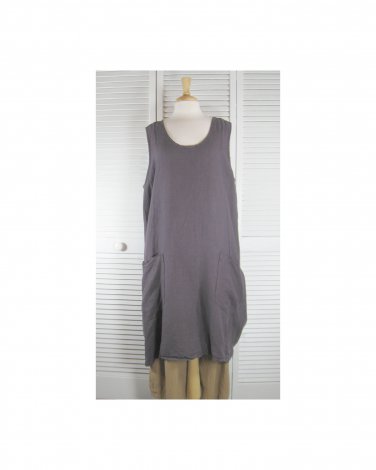 Positive Pinafore S/2 NWOT Plum Lucky by Blue Fish / Barclay Studio (Code CAP)